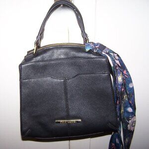 Steve Madden Small Shoulder Style Black Women's Handbag PU Leather Pocketbook